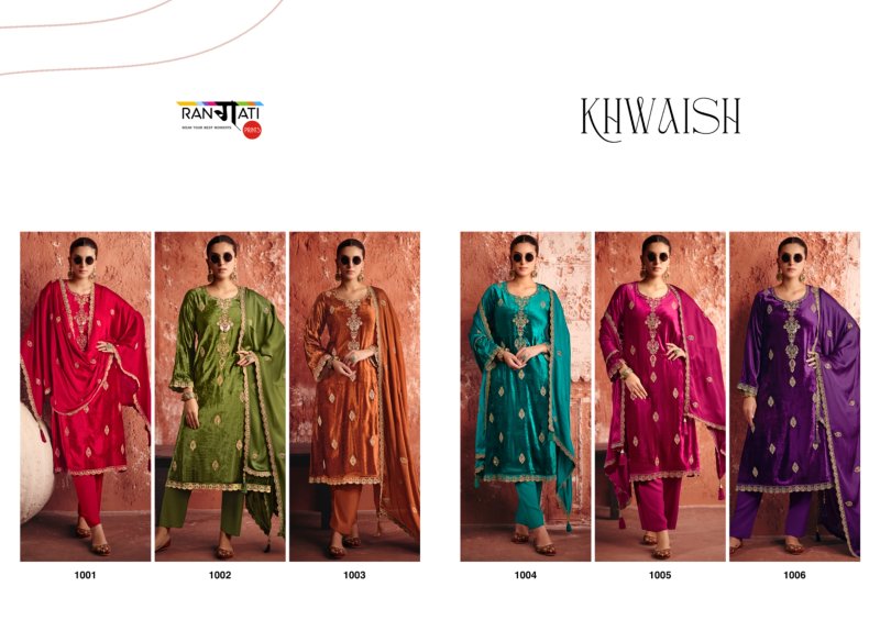 Khwaish By Rangati Plush Velvet Salwar Kameez